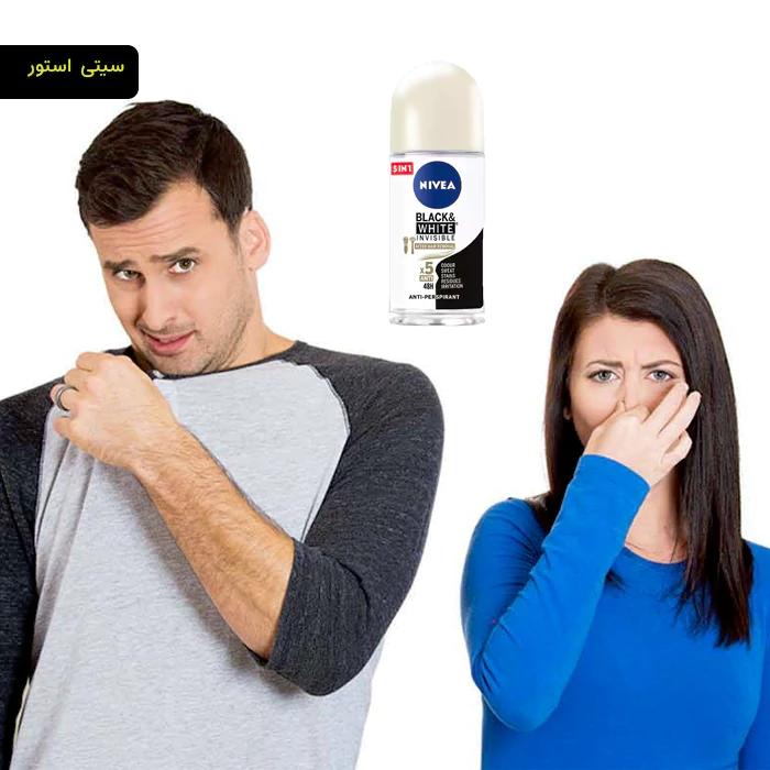مام ضد تعریق نیوآ مدل Black & White Invisible