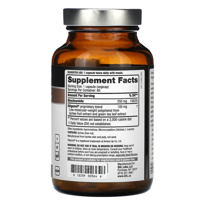 مکمل Oligoderm با Oligonol و Niacinamide از برند Quality of Life