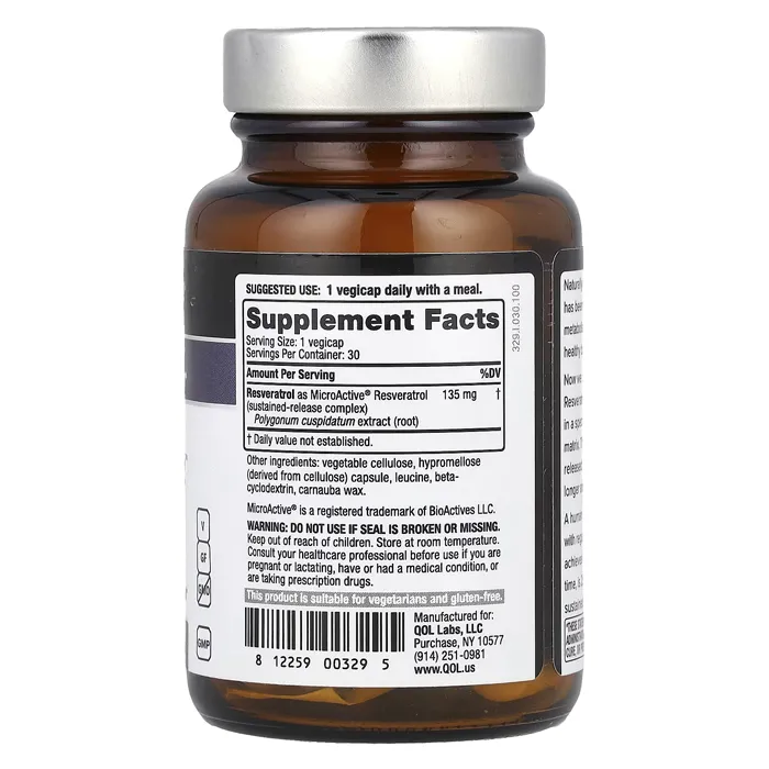 مکمل Resveratrol-SR از برند Quality of Life