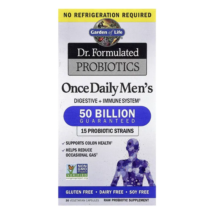 قرص پروبیوتیک مردانه گاردن آف لایف Dr. Formulated Probiotics, Once Daily Men's