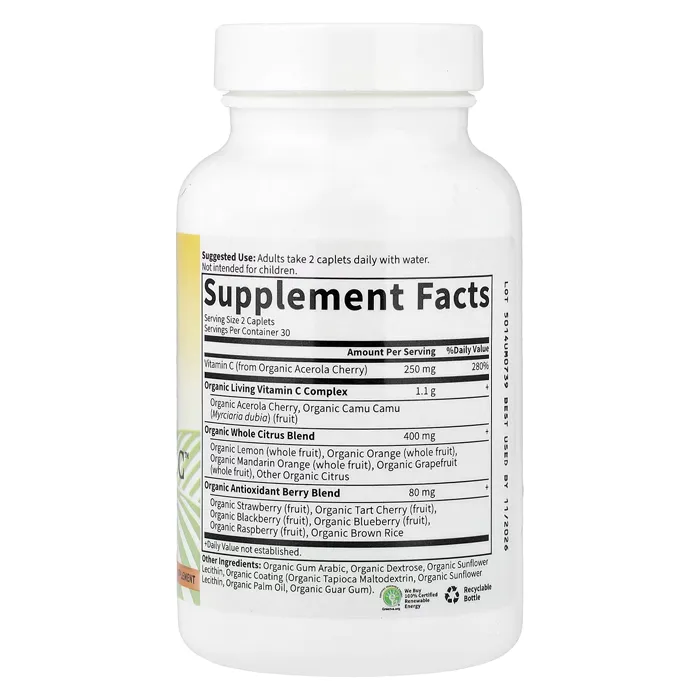 قرص ویتامین سی گاردن آف لایف  Living Vitamin C Garden of Life