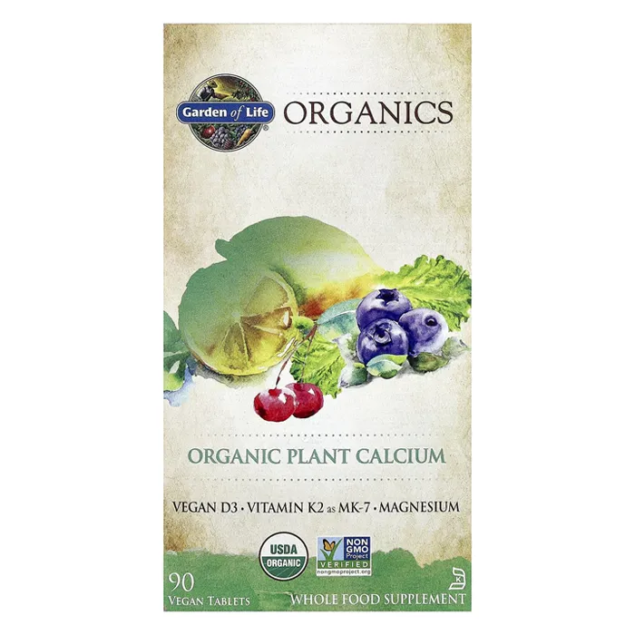 قرص کلسیم خارجی گاردن آف لایف Organics, Organic Plant Calcium Garden of Life