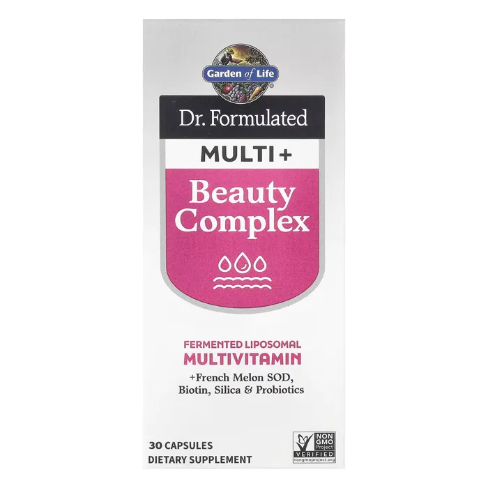 مکمل مولتی بیوتی کمپلکس دکتر فرموله شده گاردن آف لایف Dr. Formulated Multi+ Beauty Complex  Garden of Life