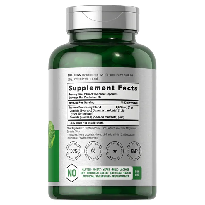 گراویولا هورباچ Graviola Extract 2000mg Horbaach