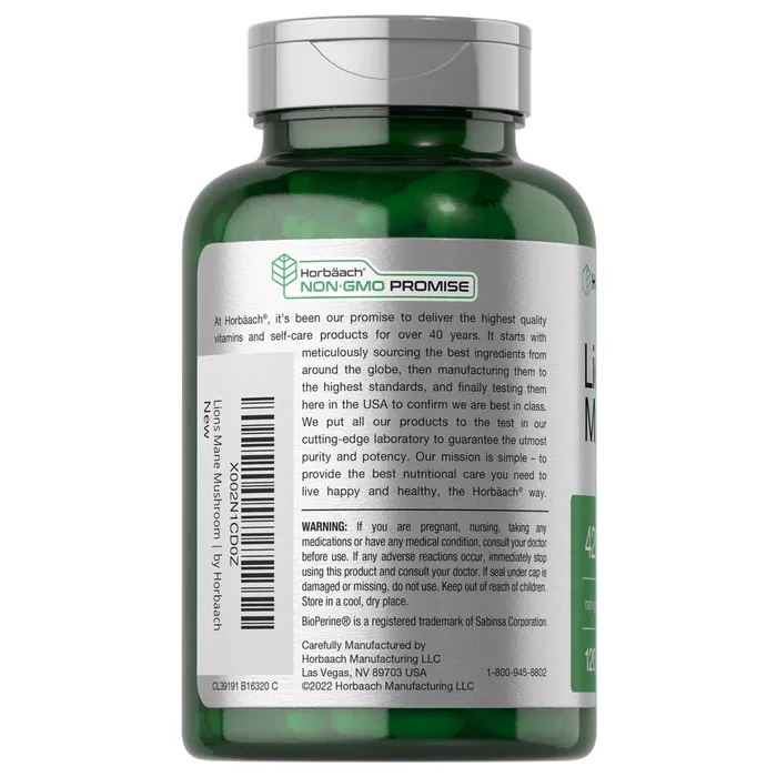 کپسول لاینزمین (Lion's Mane) هورباچ Lion's Mane 4200mg Horbaach
