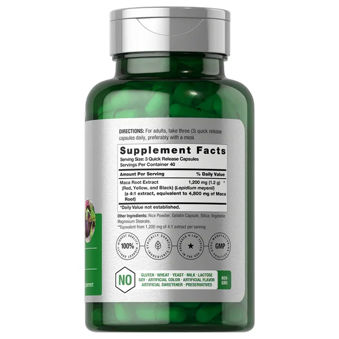 مکمل Maca Root 4800mg از برند Horbaach