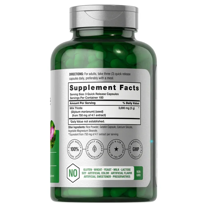 قیمت و خرید بهترین قرص کبد چرب هورباچ Milk Thistle Extract  Horbaach