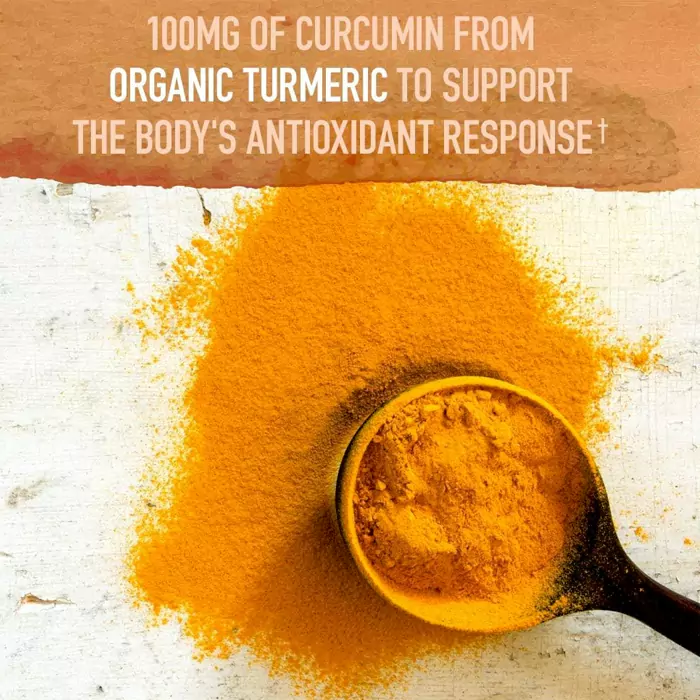 قرص زردچوبه گاردن آف لایف پاسخ التهابی Organics، Extra Strength Turmeric Garden of Life