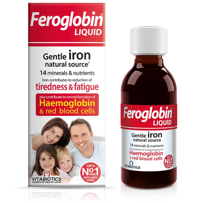 شربت فروگلوبین ویتابیوتیکس Feroglobin Liquid Vitabiotics