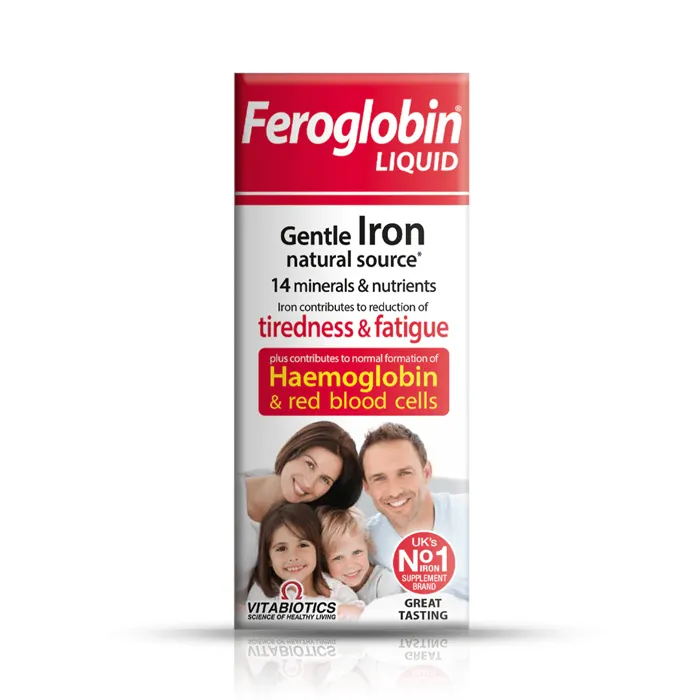 شربت فروگلوبین ویتابیوتیکس Feroglobin Liquid Vitabiotics