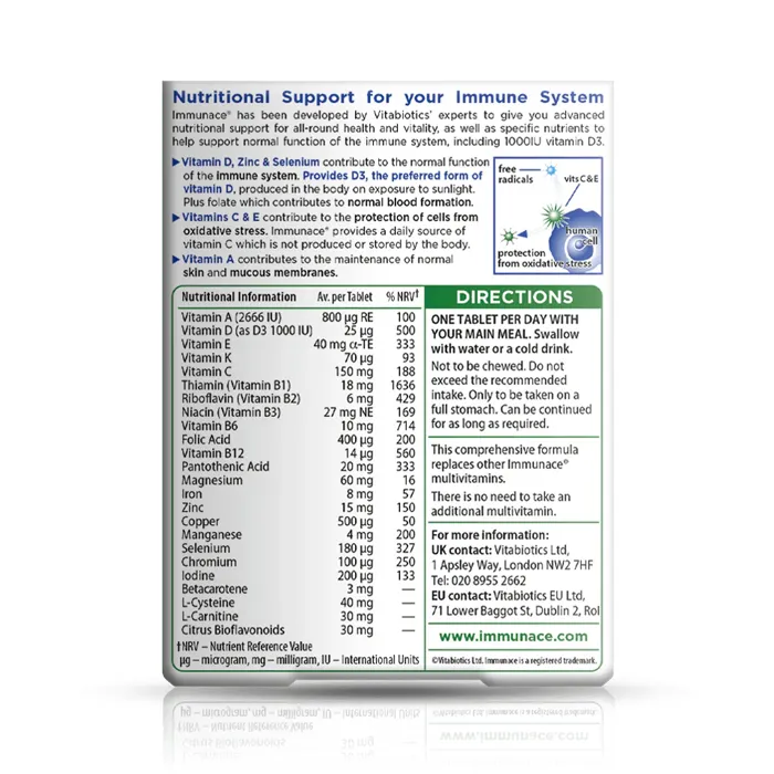 مکمل Immunace Original از برند Vitabiotics
