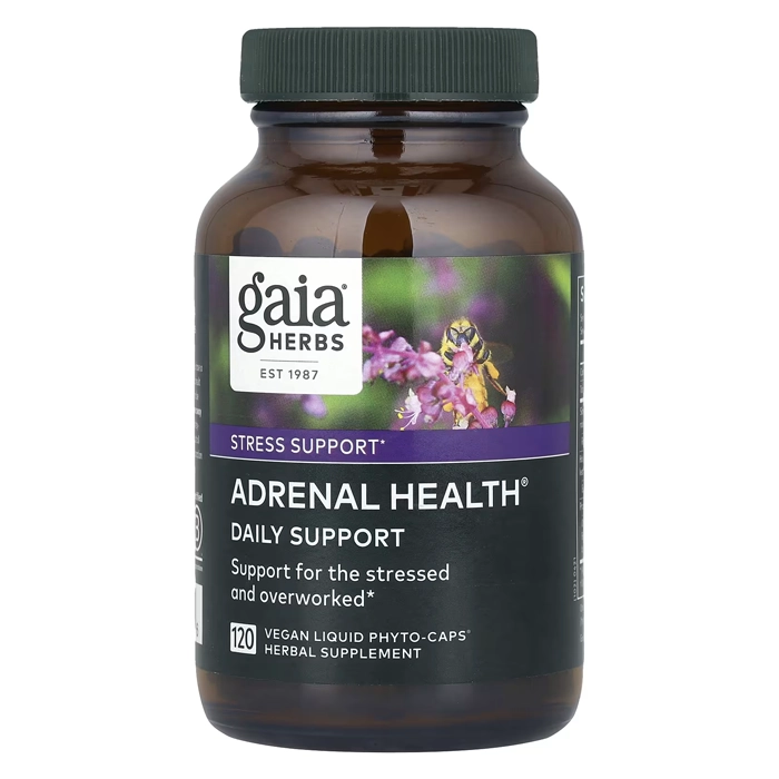 مکمل غدد فوق کلیوی گایا هربز Adrenal Health Gaia Herbs