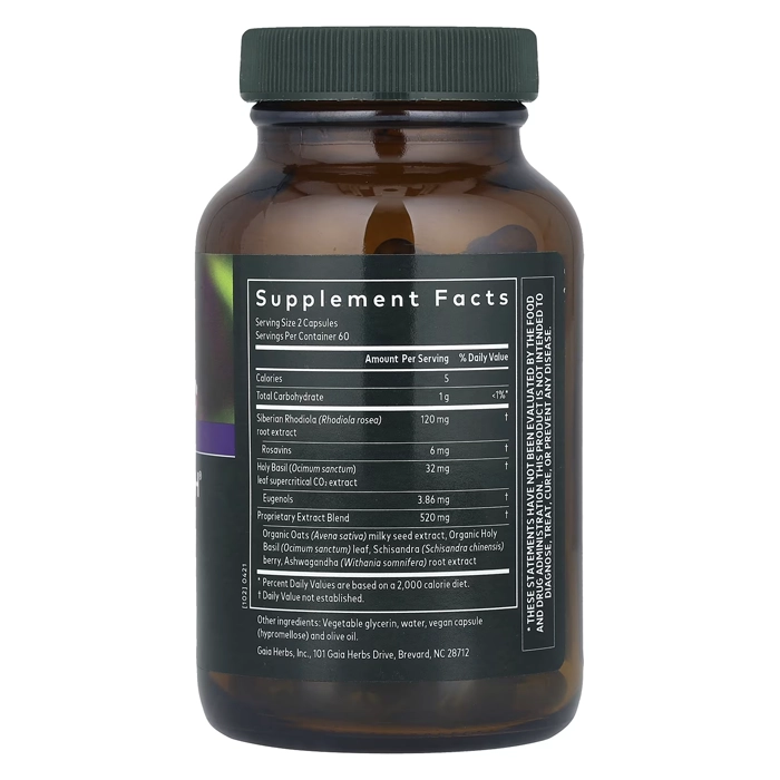 مکمل غدد فوق کلیوی گایا هربز Adrenal Health Gaia Herbs
