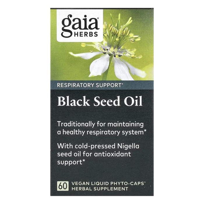 کپسول روغن سیاهدانه گایا هربز Black Seed Oil Gaia Herbs