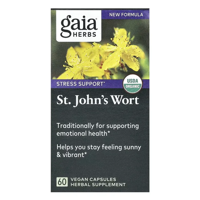 کپسول سن جان ورت اس تی گایا هربز  St. John's Wort Gaia Herbs
