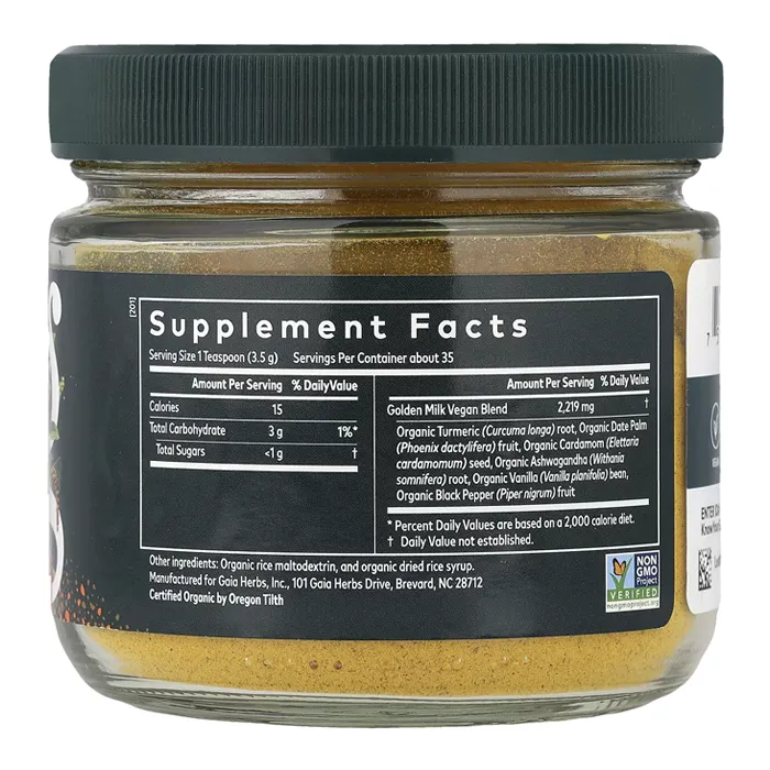 مکمل Golden Milk از برند Gaia Herbs