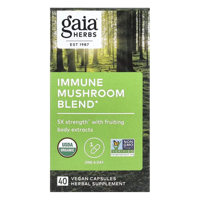 قرص ماشروم گایا هربز Immune Mushroom Blend Gaia Herbs