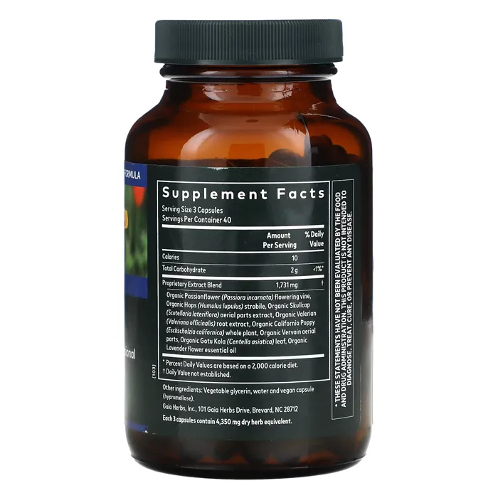 قرص تنظیم خواب گیاهی گایا هربز Sound Sleep Gaia Herbs