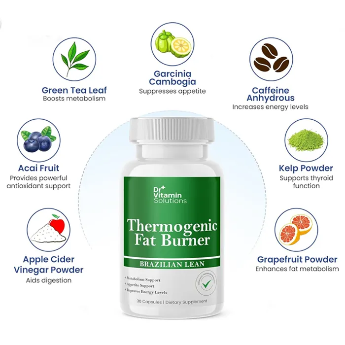 قرص چربی سوز دکتر ویتامین سولوشنز Thermogenic Fat Burner DR VITAMIN SOLUTIONS