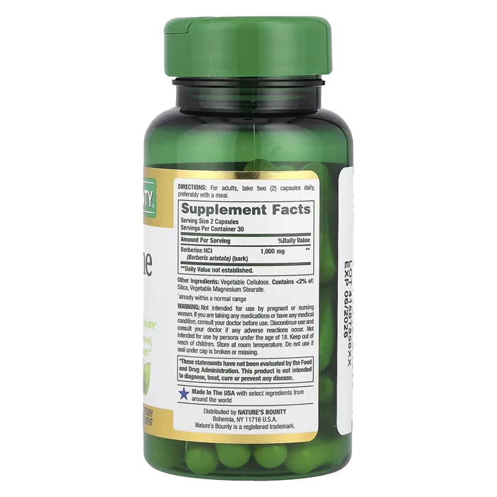 مکمل Berberine از برند Nature's Bounty