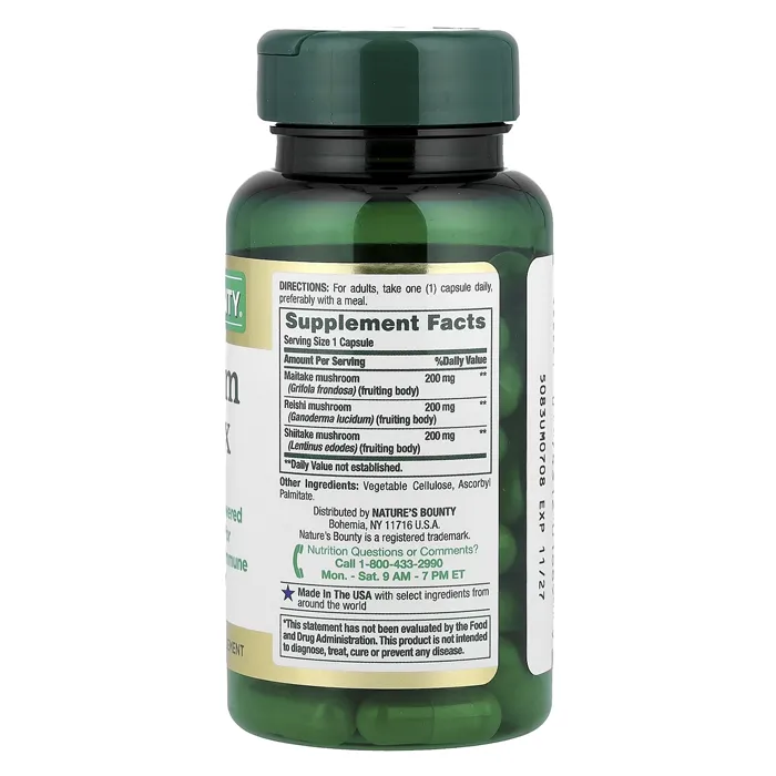 کمل ماشروم کمپلکس نیچرزبونتی Mushroom Complex  Nature's Bounty