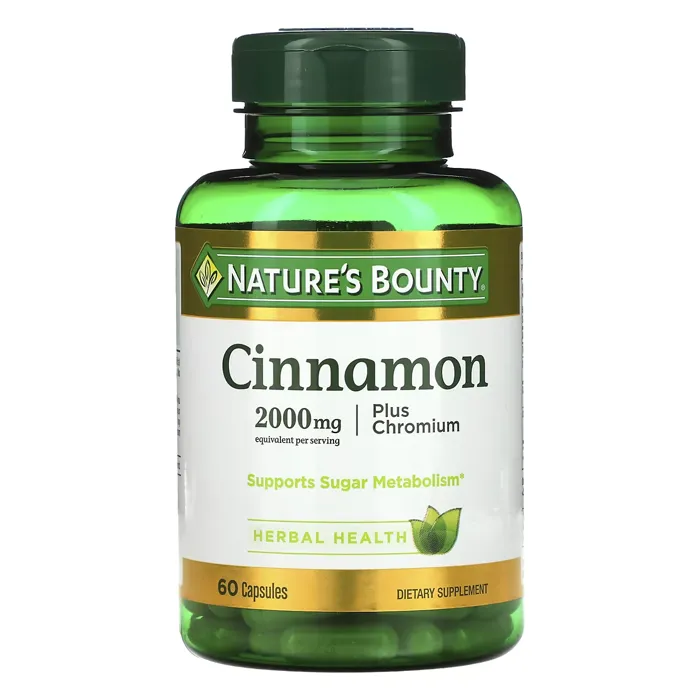 کپسول دارچین پلاس کروم از برند Nature's Bounty