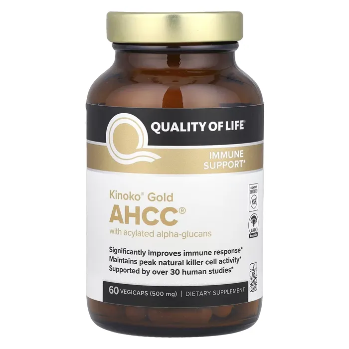 مکمل Kinoko Gold AHCC از برند Quality of Life