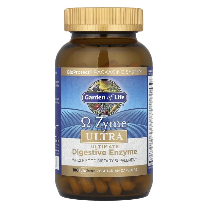 قرص دایجستیو خارجی گاردن آف لایف O-Zyme Ultra Garden of Life