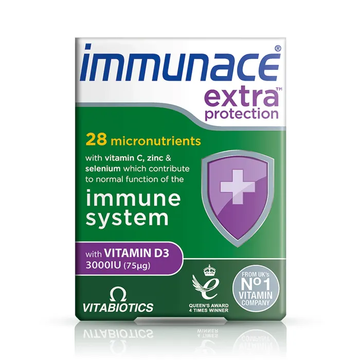 مکمل Immunace Extra Protection از برند Vitabiotics