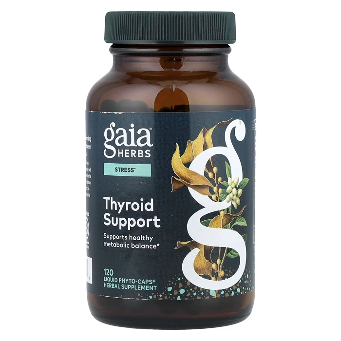 قرص مکمل تیروئیدگایا هربز Thyroid Support Gaia Herbs