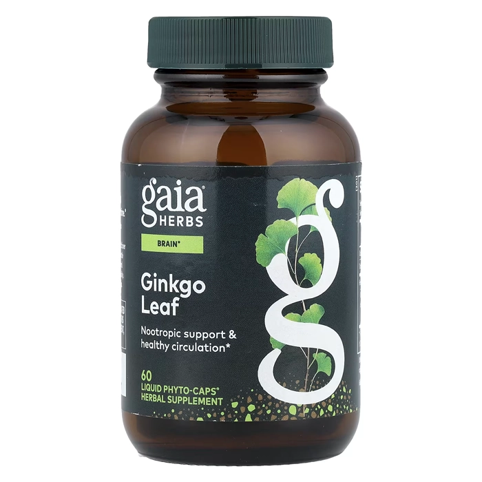 مکمل گیاهی جینکو بیلوبا گایا هربز Ginkgo Leaf Gaia Herbs