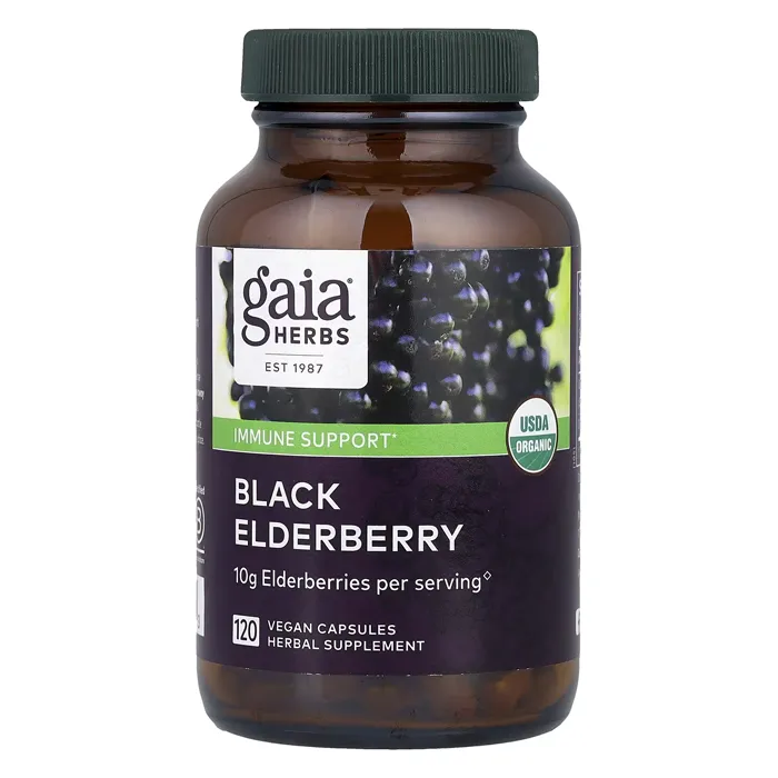 تقویت کننده سیستم ایمنی بدن الدبری گایا هربز Black Elderberry Gaia Herbs