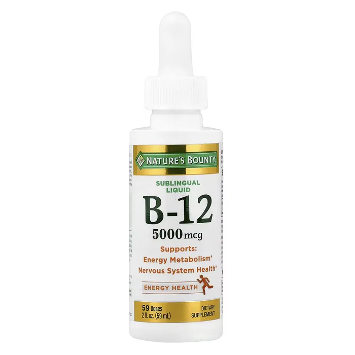 مایع زیرزبانی B-12، 5,000 mcg از برند Nature's Bounty
