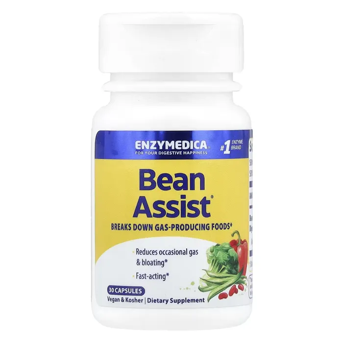 قرص ضدنفخ گیاهی انزایم‌دیکا BeanAssist Enzymedica