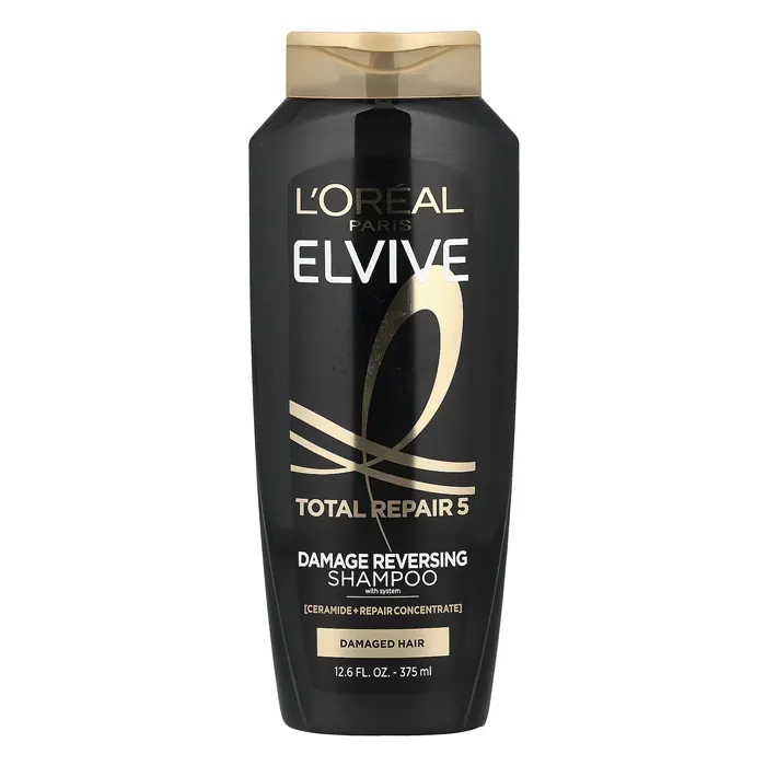 شامپو 5 کاره ترمیم کننده لورال Elvive, Total Repair 5, Damage Reversing Shampoo