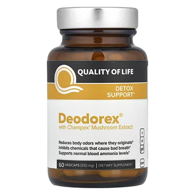 مکمل Deodorex با عصاره قارچ Champex از برند Quality of Life