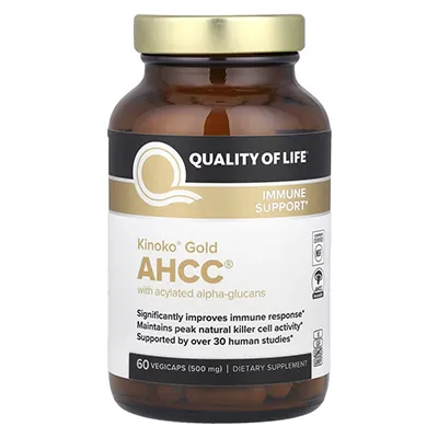 مکمل Kinoko Gold AHCC از برند Quality of Life