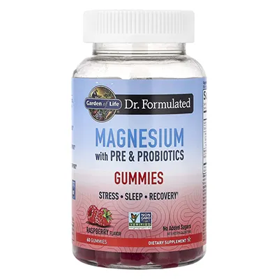 پاستیل منیزیم با پری و پروبیوتیک‌ها از برند Garden of Life