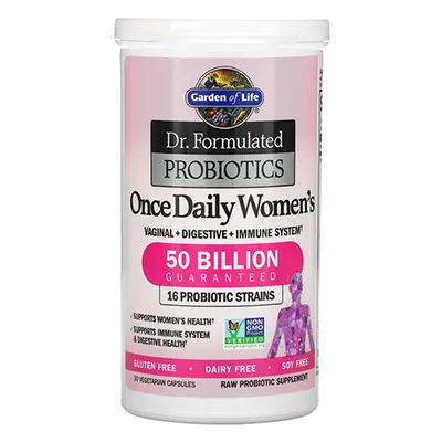 قرص پروبیوتیک زنان گاردن آف لایف Dr. Formulated Probiotics, Once Daily Women's, 50 Billion