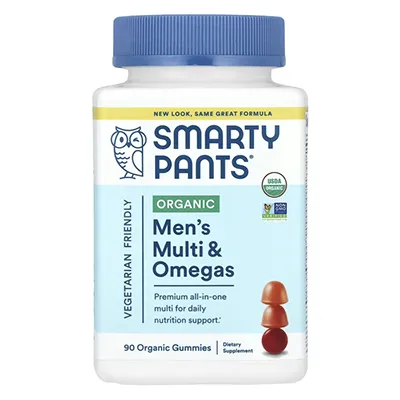 مولتی ویتامین و امگا مردانه اسمارتی پنتس با طعم توت‌فرنگی، پرتقال و گیلاس
