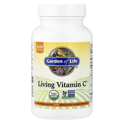 قرص ویتامین سی گاردن آف لایف  Living Vitamin C Garden of Life