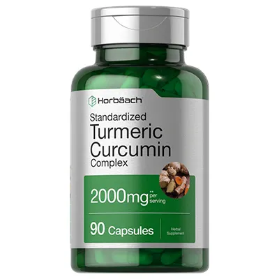 مکمل Turmeric Curcumin with Bioperine 2000mg از برند Horbaach