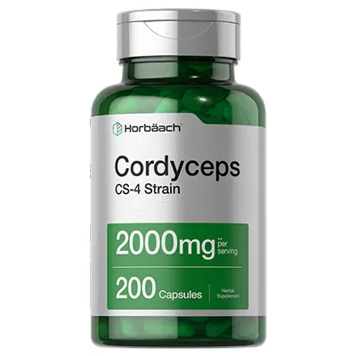 کپسول کوردیسپس سیننسیس ماشروم هورباچ Cordyceps Sinesis Mushroom 2000mg Horbaach
