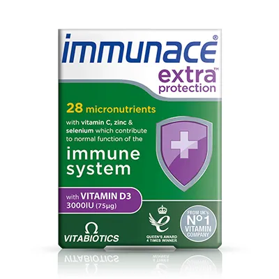 مکمل Immunace Extra Protection از برند Vitabiotics