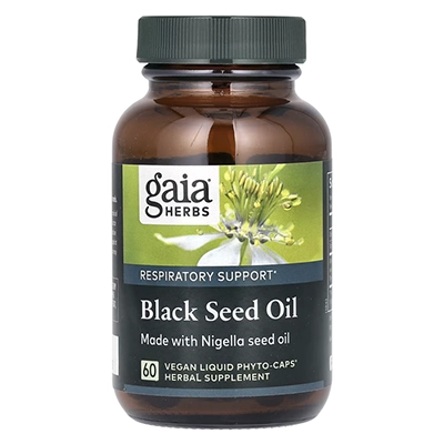 کپسول روغن سیاهدانه گایا هربز Black Seed Oil Gaia Herbs