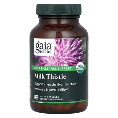 قرص میلک تیستل گایا هربز Milk Thistle Gaia Herbs
