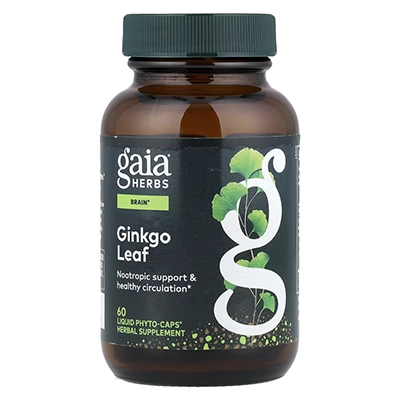 مکمل گیاهی جینکو بیلوبا گایا هربز Ginkgo Leaf Gaia Herbs