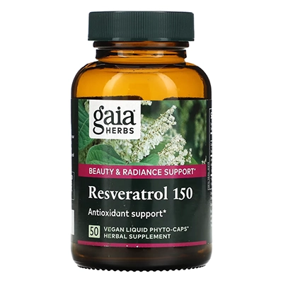 کپسول رزوراترول گایا هربز Resveratrol 150 Gaia Herbs