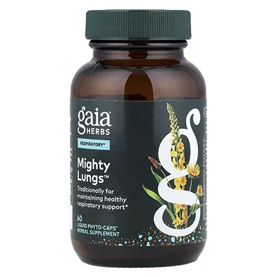 مکمل ریه‌ سیستم تنفسی گایا هربز Mighty Lungs Gaia Herbs