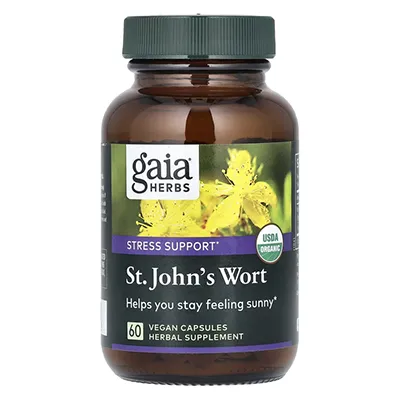 کپسول سن جان ورت اس تی گایا هربز  St. John's Wort Gaia Herbs